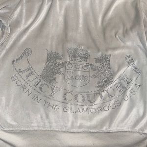 White Juicy Couture Zip up